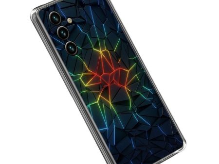 Samsung Galaxy A14   A14 (5G) Fleksibelt Cover m. Print - Geometri Sale