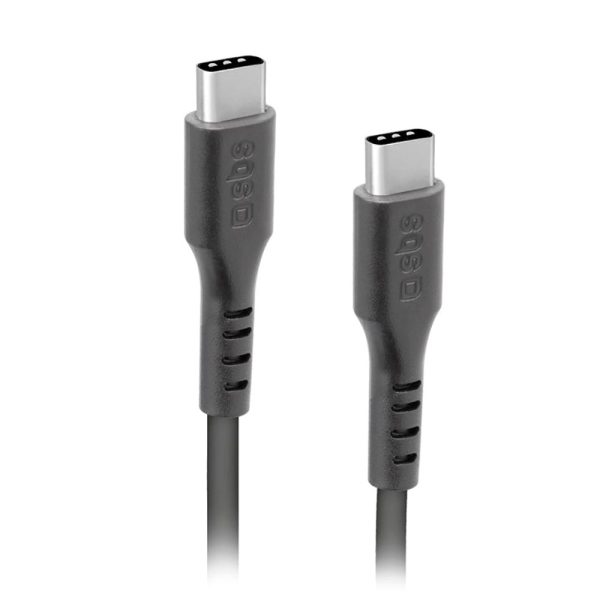 SBS USB-C til USB-C Kabel - 1.5 Meter - 25W (PD) - Sort Online Sale