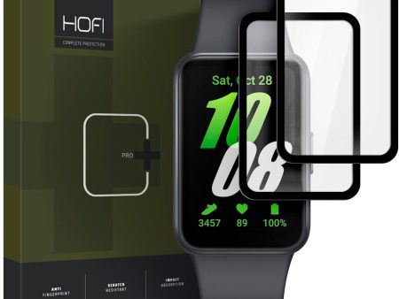 HOFI Samsung Galaxy Fit3 Hybrid Pro+ Beskyttelsesglas - 2 stk. - Sort Kant Discount