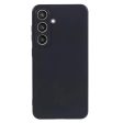 Samsung Galaxy S24 Fleksibelt TPU Plastik Cover - Sort For Sale