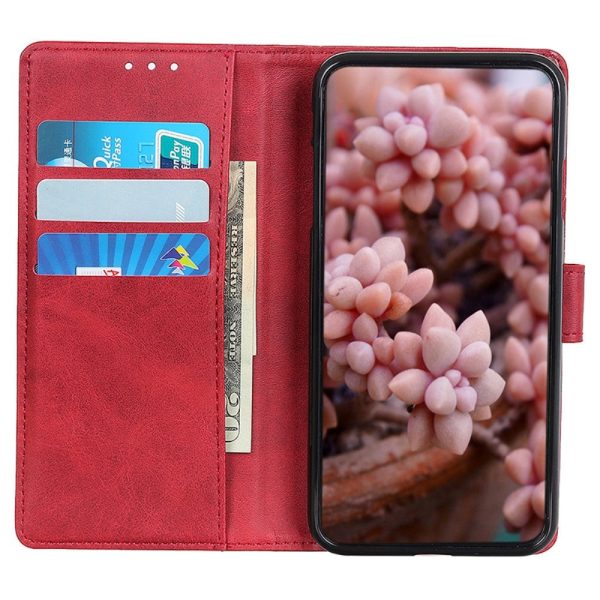 Samsung Galaxy A15 (5G)   A15 Læder Cover m. Pung - Rød Supply