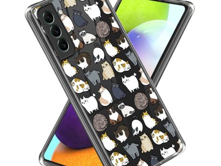 Samsung Galaxy S24 Fleksibelt Gennemsigtigt Cover m. Print - Katte Online