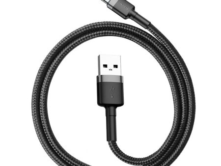 Baseus Cafule (3A 15W) USB-C Kabel 1 m. Sort Online