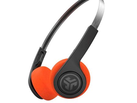 JLab Rewind 2 Retro Trådløse Høretelefoner - Sort   Orange Hot on Sale