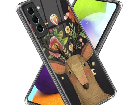 Samsung Galaxy S24 Fleksibelt Gennemsigtigt Cover m. Print - Hjort Hot on Sale