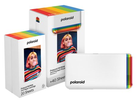 Polaroid Hi-Print Gen. 2 Everything Box m. Mobil Fotoprinter & 40 stk. Fotopapir - Hvid Supply