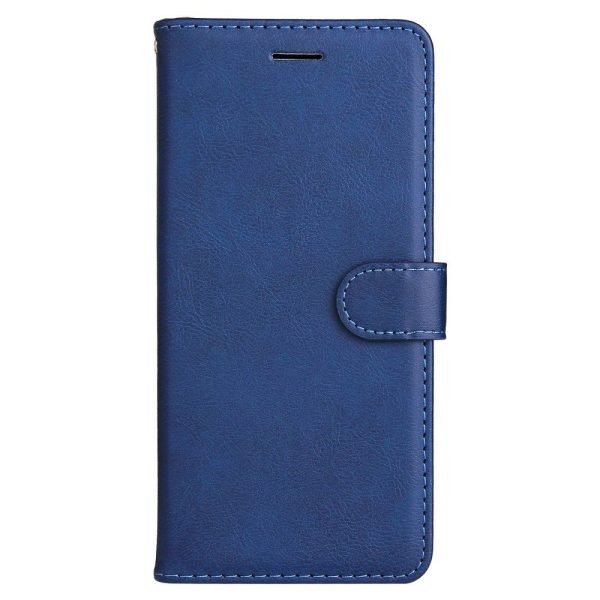 Samsung Galaxy A15 (5G)   A15 Læder Cover m. Pung og Strop - Blå on Sale