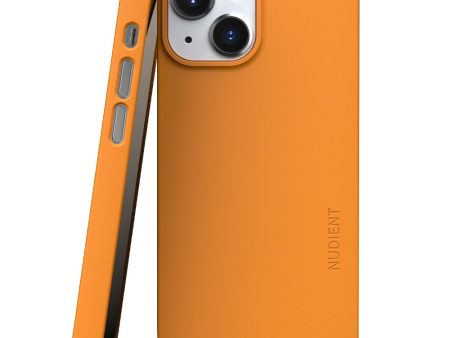 Nudient Thin Case V3 iPhone 13 Mini Cover - Saffron Yellow Hot on Sale