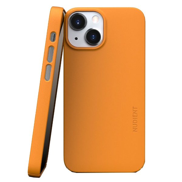 Nudient Thin Case V3 iPhone 13 Mini Cover - Saffron Yellow Hot on Sale