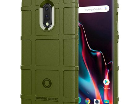 OnePlus 7 Rugged Shield Håndværkercover Army Grøn on Sale