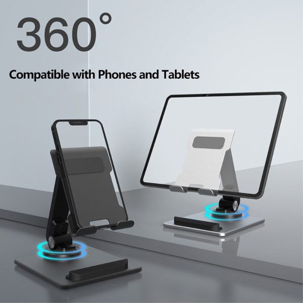 Roterbar Aluminium Stander Til Mobil   Tablet - Space Grey Online