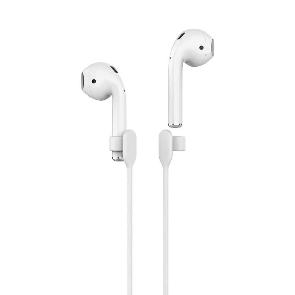 AirPods   AirPods Pro Silikone Neck Strap - Hvid Discount