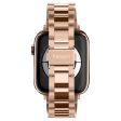 Apple Watch (38 40 SE 41 42mm) Spigen Modern Fit Band - Rustfri Stål Rem inkl. Stifter - Rose Gold on Sale