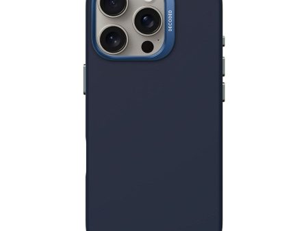 Decoded iPhone 16 Pro AntiMicrobial Silikone Cover - MagSafe Kompatibel - Blue Print Online