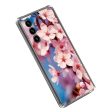 Samsung Galaxy A14   A14 (5G) Fleksibelt Cover m. Print - Lyserød Blomst Online now