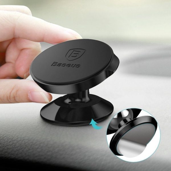 Baseus Small Dashboard Car Mount - Magnetisk Mobilholder - Sort Online