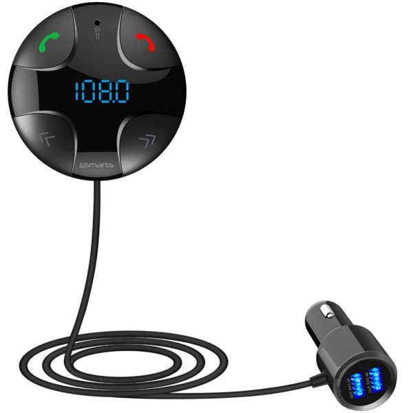 4smarts DashRemote Bluetooth FM Transmitter m. Håndfri Telefoni - Sort Online now