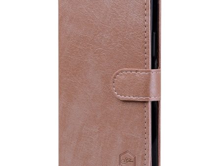 Samsung Galaxy A05s Neutralt Læder Cover m. Pung & Ståfunktion - Rose Gold Online Hot Sale