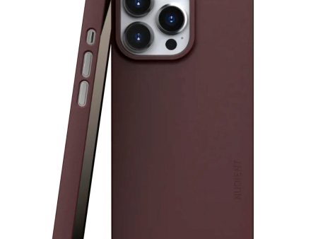 Nudient Thin Case V3 iPhone 13 Pro Cover - Sangria Red Sale