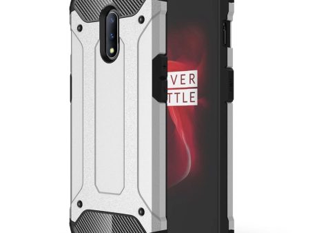 OnePlus 7 Armor Guard Hard Case Cover Sølv For Discount