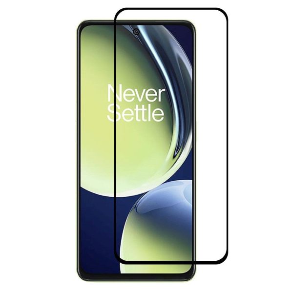 OnePlus Nord CE 3 Lite Arc Edge Hærdet Glas Skærmbeskyttelse - Case Friendly - Sort Kant Online Sale