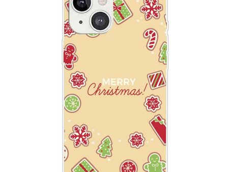 iPhone 15 Plus Fleksibelt Plastik Jule Cover - Merry Christmas - Juleklistermærker Online