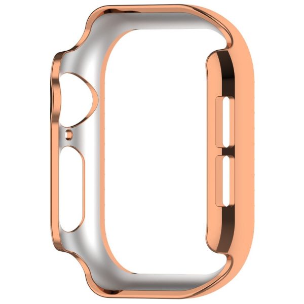 Apple Watch 10 (46mm) Hårdt Plast Cover - Rose Gold   Rhinsten Cheap