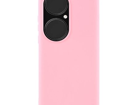 Huawei P50 Pro Fleksibelt Mat Plastik Cover - Lyserød For Discount