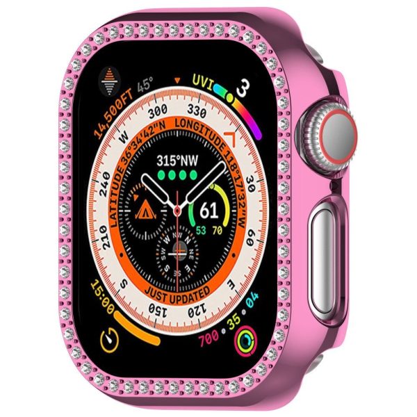 Apple Watch 10 (46mm) Hårdt Plast Cover - Pink   Rhinsten Cheap