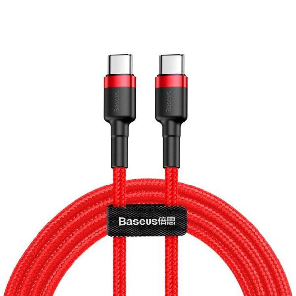 Baseus Cafule 60W PD USB-C til USB-C Kabel - 1m - Rød For Cheap