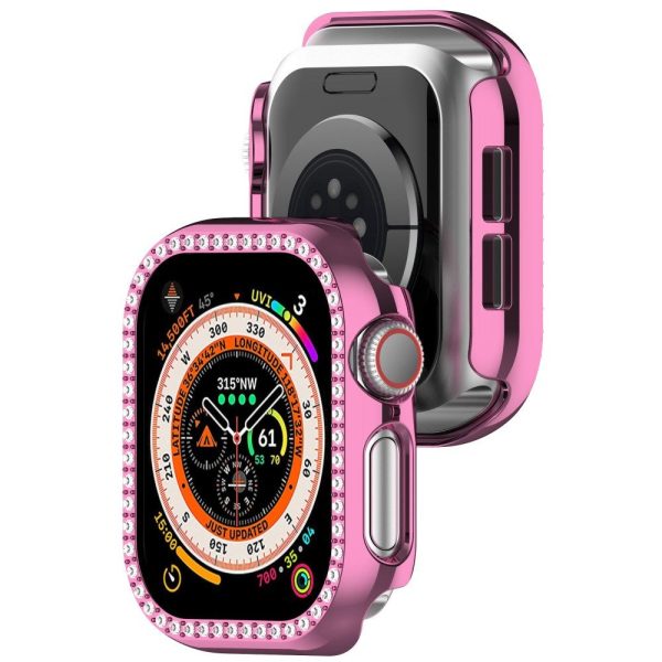 Apple Watch 10 (46mm) Hårdt Plast Cover - Pink   Rhinsten Cheap