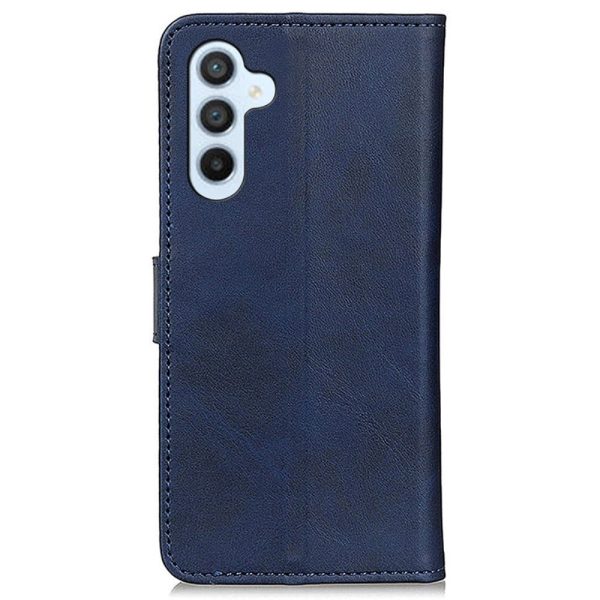 Samsung Galaxy A15 (5G)   A15 Læder Cover m. Pung - Mørkeblå For Sale