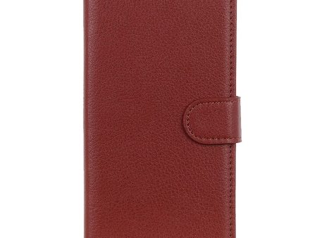 OnePlus 12 Litchi Læder Cover m. Pung - Brun Hot on Sale