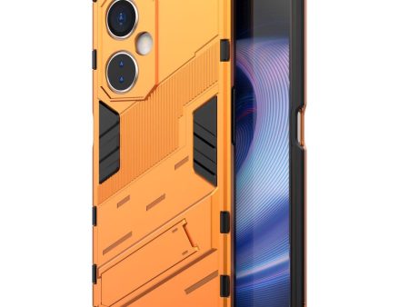 OnePlus Nord CE 3 Lite Hybrid Håndværker Cover m. Kickstand - Orange For Cheap