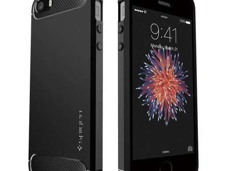 iPhone SE   5   5s Spigen Rugged Armor Cover Sort For Sale