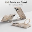 TORRAS iPhone 16 Pro Fleksibel Plastik Cover m. Ring Kickstand - Beige Sale