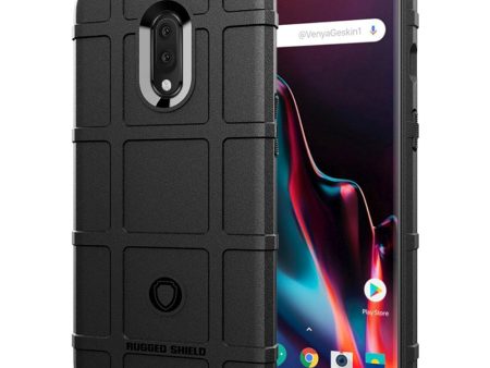 OnePlus 7 Rugged Shield Håndværkercover Sort Fashion