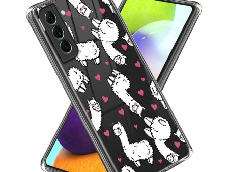 Samsung Galaxy S24 Fleksibelt Gennemsigtigt Cover m. Print - Forelsket Lama Discount