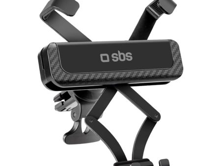 SBS New Jersey Gravity Mobilholder til Ventilation - Max Mobil: 105 x 35mm - Sort Online now