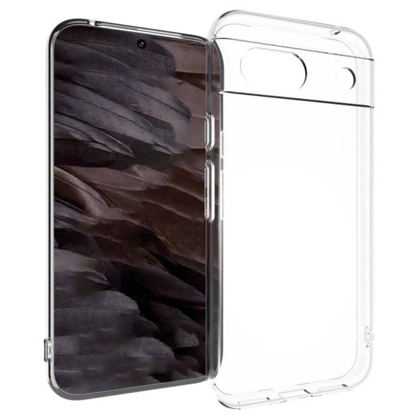 Google Pixel 8a Fleksibelt Plastik Cover - Gennemsigtig on Sale