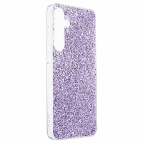 Samsung Galaxy S24 Glitter Cover - Lilla on Sale