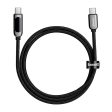 Baseus Display 100W USB-C til USB-C Kabel - 1m - Sort on Sale