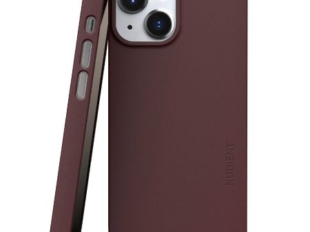 Nudient Thin Case V3 iPhone 13 Mini Cover - Sangria Red For Discount