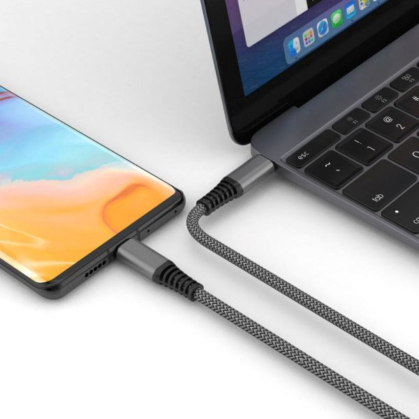 4smarts PremiumCord USB-C til USB-C 100W - 1.5m. - Sort on Sale