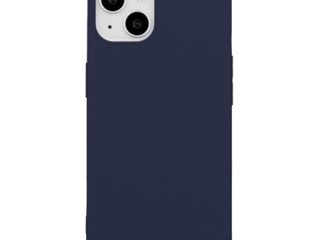 iPhone 15 Plus Mat Fleksibel Plastik Cover - Blå For Cheap