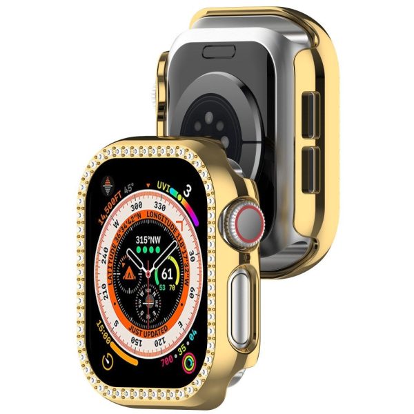 Apple Watch 10 (46mm) Hårdt Plast Cover - Guld   Rhinsten Cheap