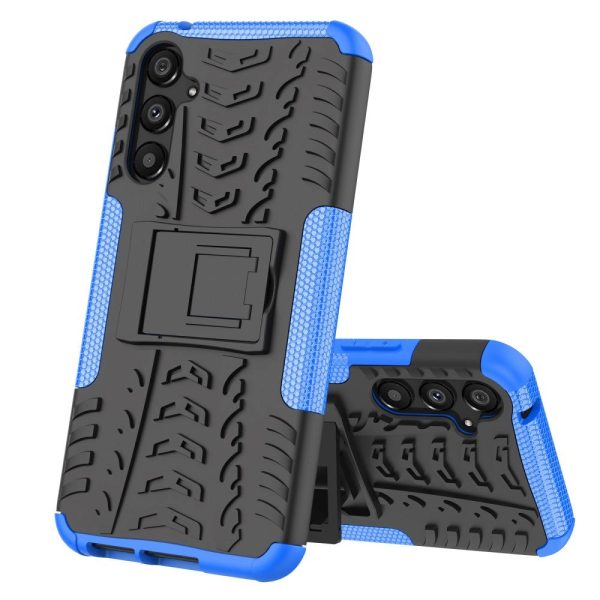 Samsung Galaxy A34 (5G) Cool Tyre Håndværker Cover m. Stander - Sort   Blå Discount