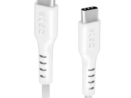 SBS USB-C til USB-C Kabel - 1.5 Meter - 480 Mbit s - Hvid Supply