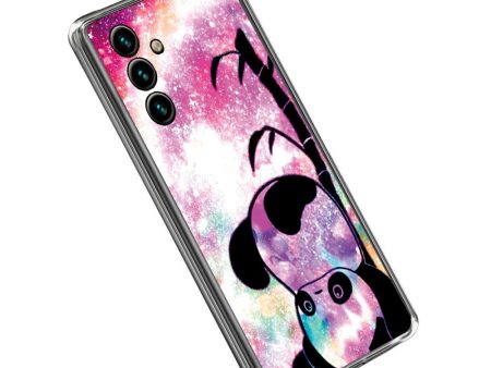 Samsung Galaxy A14   A14 (5G) Fleksibelt Cover m. Print - Sød Panda Online