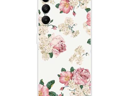 Samsung Galaxy A05s Fleksibel Plastik Cover m. Motiv - Blomster on Sale